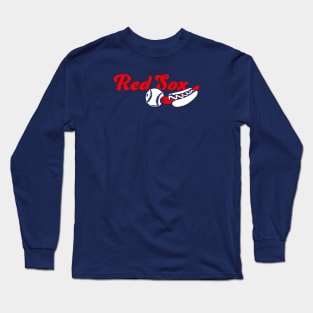 Red Sox Ball and Dog Long Sleeve T-Shirt